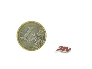 Self-adhesive magneticdisc 10mm diameter, 1mm thick, N35