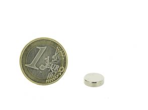 Magnetic disc 10mm diameter, thickness 3mm, N42