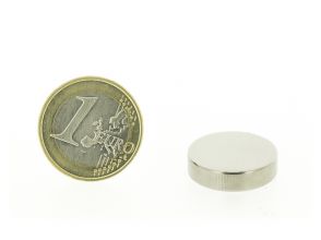 Magnetic disc 20mm diameter, thickness 5mm, N42