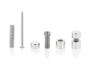 Miniplex+ 9mm Chrom, Dicke 7-12mm mit Abstand 8mm