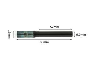 Papierboor RT1 9mm x 52mm
