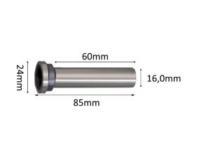 Papierboor standaard 24-15x60 mm