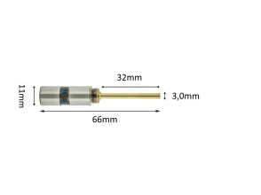 Papierboor titanium coating 3mm x 32mm