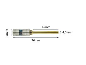 Papierboor titanium coating 4mm x 42mm