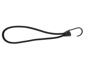 Qfix Élastique boucle avec crochet Basic noir 6x250 mm