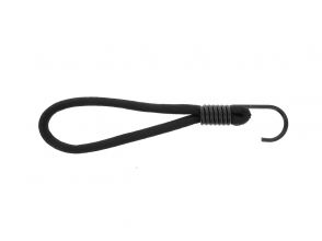 Qfix Élastique boucle avec crochet SH noir 8x200 mm