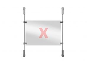Window presentation rod system set 1, 50cm