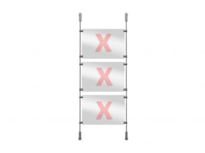 Window presentation rod system set 3, 100cm
