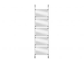 Schaufensterstangensystem 250cm set 10