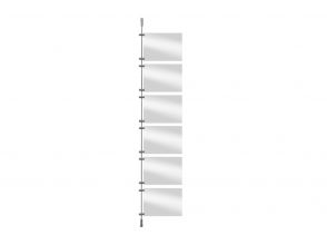 Schaufensterstangensystem 250cm Erweiterungsset 11