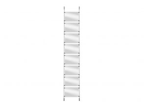 Schaufensterstangensystem 250cm set 13