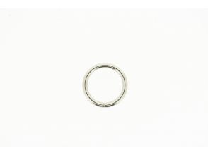 Ronde ring 18x2,8mm vernikkeld