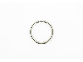 Ronde ring 25x3,5mm vernikkeld