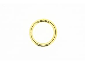 Ronde ring 25x5mm messing