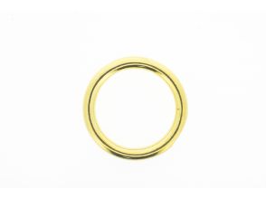 Ronde ring 30x5mm messing