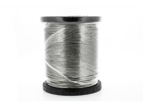 Câble en acier inoxydable 2mm, rouleau 100m