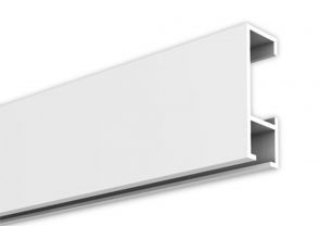 Système de suspension de tableaux Cliprail 200 cm blanc