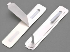 Self-adhesive fileprongs, 105 x 20 mm, white