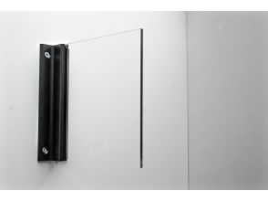 Signclamp standoffs Flag 297x50x24 Basic black