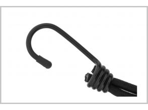 Qfix Élastique boucle crochet Basic 6mm noir