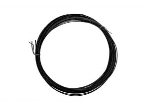 Câble en acier 1,5mm, rouleau 3m noir