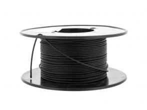 Câble en acier 1,5mm, rouleau 50m noir