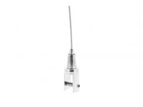 Steel cable sign clamp B13 chrome for signage & sign panels