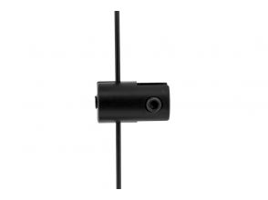 Steel cable display clamp B11 black for windowdisplaysystems