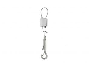 Steel cable suspension set 15 with closed hook & wiregripper