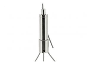 Steel cable splitter 3-ways for 1.2-2mm wire