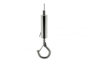 Steel cable hook H4 for 2-3mm wire, closed hook
