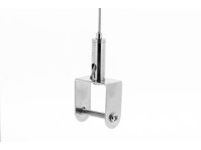 Steel cable holder G27 for panels/acoustic panels 25mm