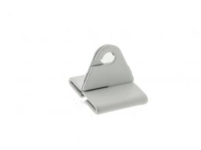 Suspended ceiling clip 20x20mm with hook white