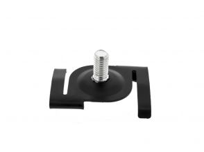 Suspended ceiling clip with M6x12mm black