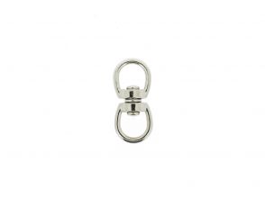 Wervel 13x13mm vernikkeld