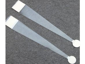 Wiebelaar 208 mm, transparant, PE-foamdot en tape