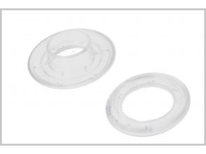 Qfix Zeilringen Classic 12 mm kunststof transparant per 250