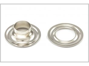 Qfix Zeilringen Classic 15 mm messing vernikkeld per 250