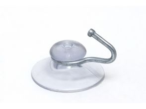 Zuignap met metalen haakje (30 mm)
