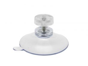Ventouse 40mm avec tirette et vis M4x6mm & transparent écrou