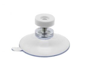 Ventouse 40mm avec tirette et vis M4x6mm & blanc écrou