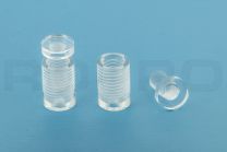 Plastic standoffs 13x19 transparent Acrylfix