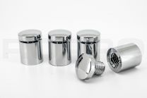 Kunststoff abstandhalters 15x15 chrom Acrylfix