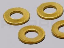 Bookscrew washer brass