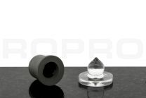 Easyfix Buchstaben Abstandhalter klein M+B grau