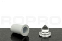 Easyfix Buchstaben Abstandhalter klein hoch B+M weiss