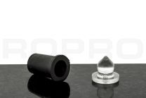 Easyfix Buchstaben Abstandhalter klein hoch M+B schwarz