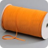 Plat elastisch koord 5mm, oranje, rol 500m