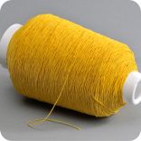 elastic cord, 1mm, yellow, roll 1.050m