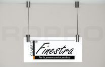 Stainless Steel cable hanging system Finestra Avandgarde